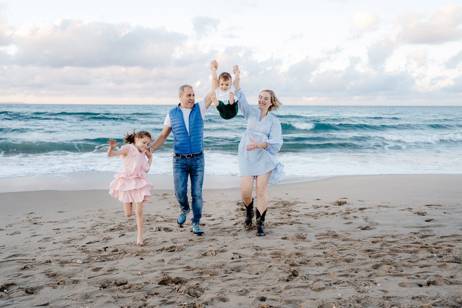  foto famiglia al mare sardegna